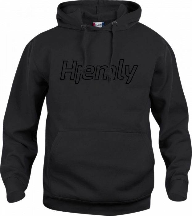 Clique - Hjemly Basic Bomulds Hoodie - Sort