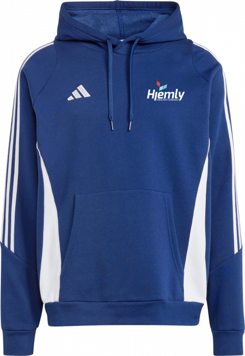 Adidas - Hjemly Sweat Hoodie - Team Navy Blue & bianco