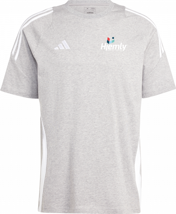 Adidas - Hjemly Sweat T-Shirt - Grey Melange & blanco