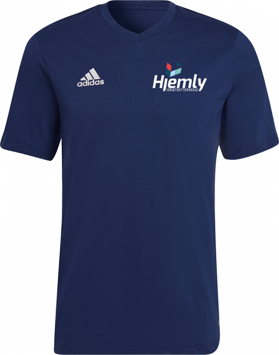 Adidas - Hjemly Bomulds T-Shirt - Navy blue 2