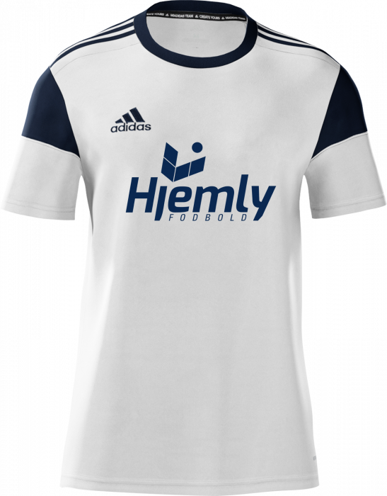 Adidas - Hjemly T-Shirt Football - Biały & biały