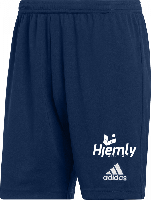 Adidas - Hjemly Basket Shorts 24/25 - Azul marino & blanco