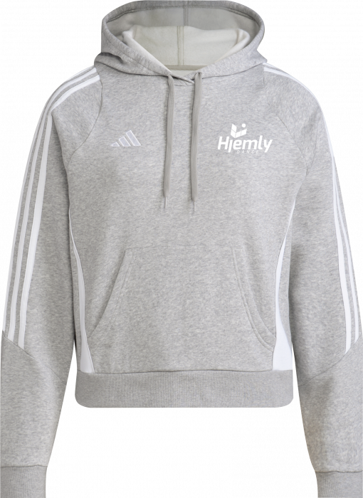 Adidas - Hjemly Dance Hoodie 24/25 - Grey Melange & blanco