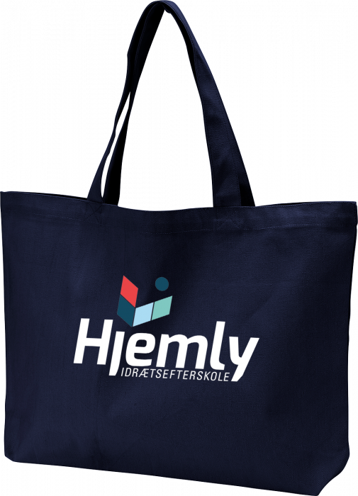 Storm - Hjemly Super Shopper Tote Bag - Blue navy