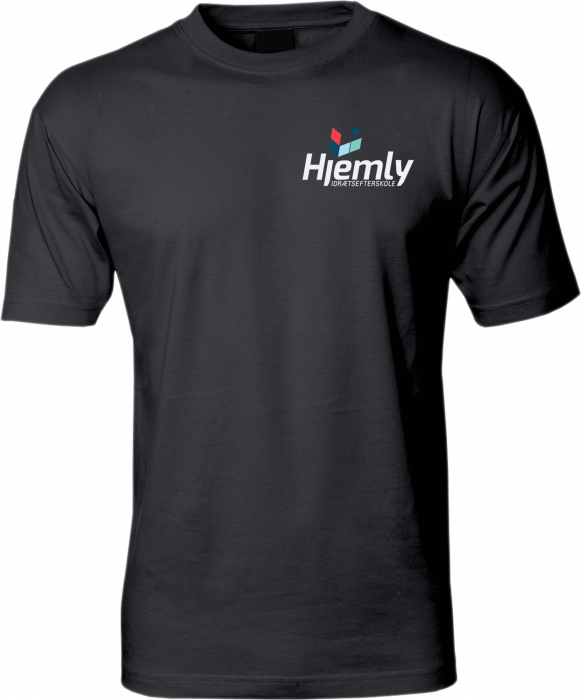 ID - Hjemly Bomulds T-Shirt - Zwart