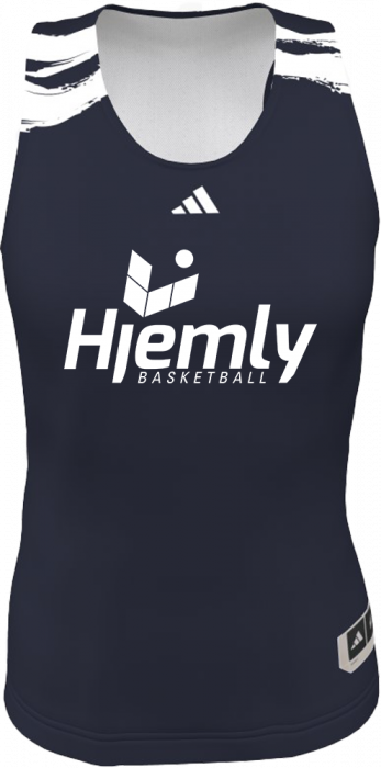 Adidas - Hjemly Basket T-Shirt 24/25 Women - Granatowy & biały